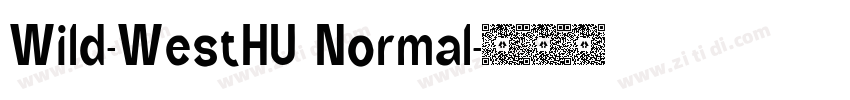Wild-WestHU Normal字体转换